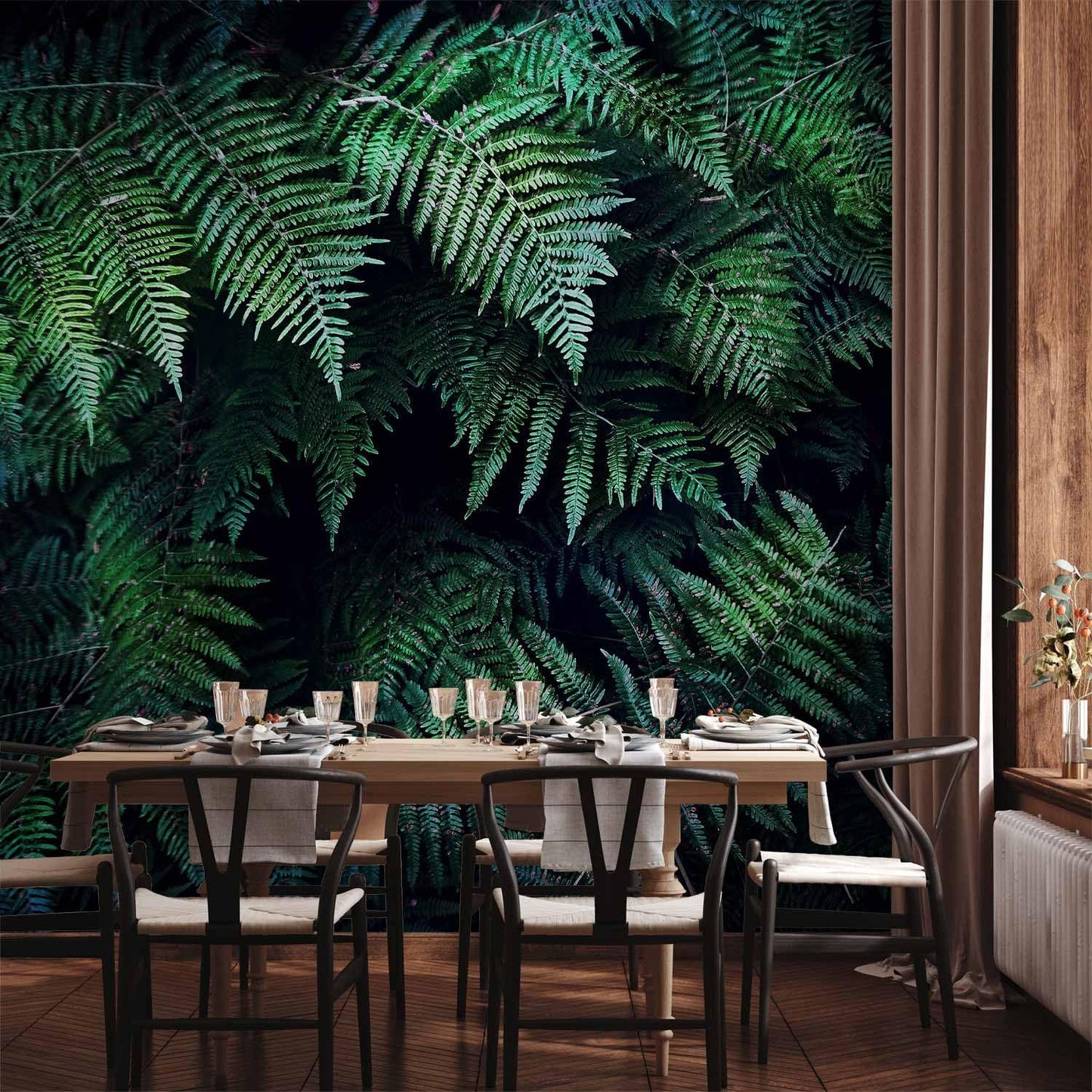 artgeist Wall Mural 3D Effect 177x124 in - XXL Non-Woven Wallpaper Fleece Wall Decor Photo Print Picture Image Design Home Tropical Leaves b-C-0564-a-a