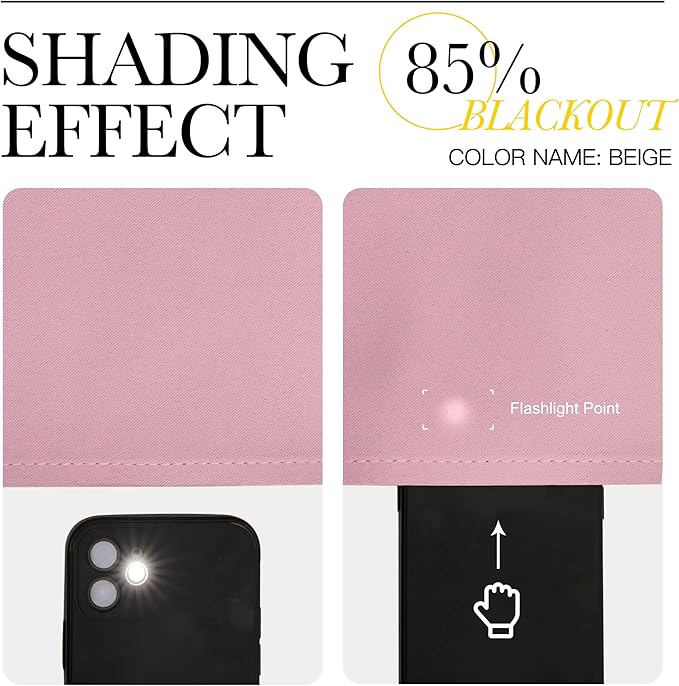 NICETOWN Blackout Draperies Curtain Panels - Window Treatment Thermal Insulated Solid Grommet Blackout Curtains/Panels/Drapes for Bedroom (Crystal Pink, Set of 2, 80 by 95 Inch)