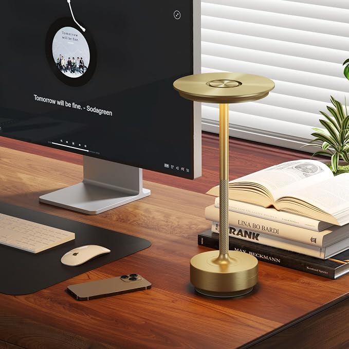 Cordless Rechargeable Table Lamp,LED Portable Touch Battery Table Lights