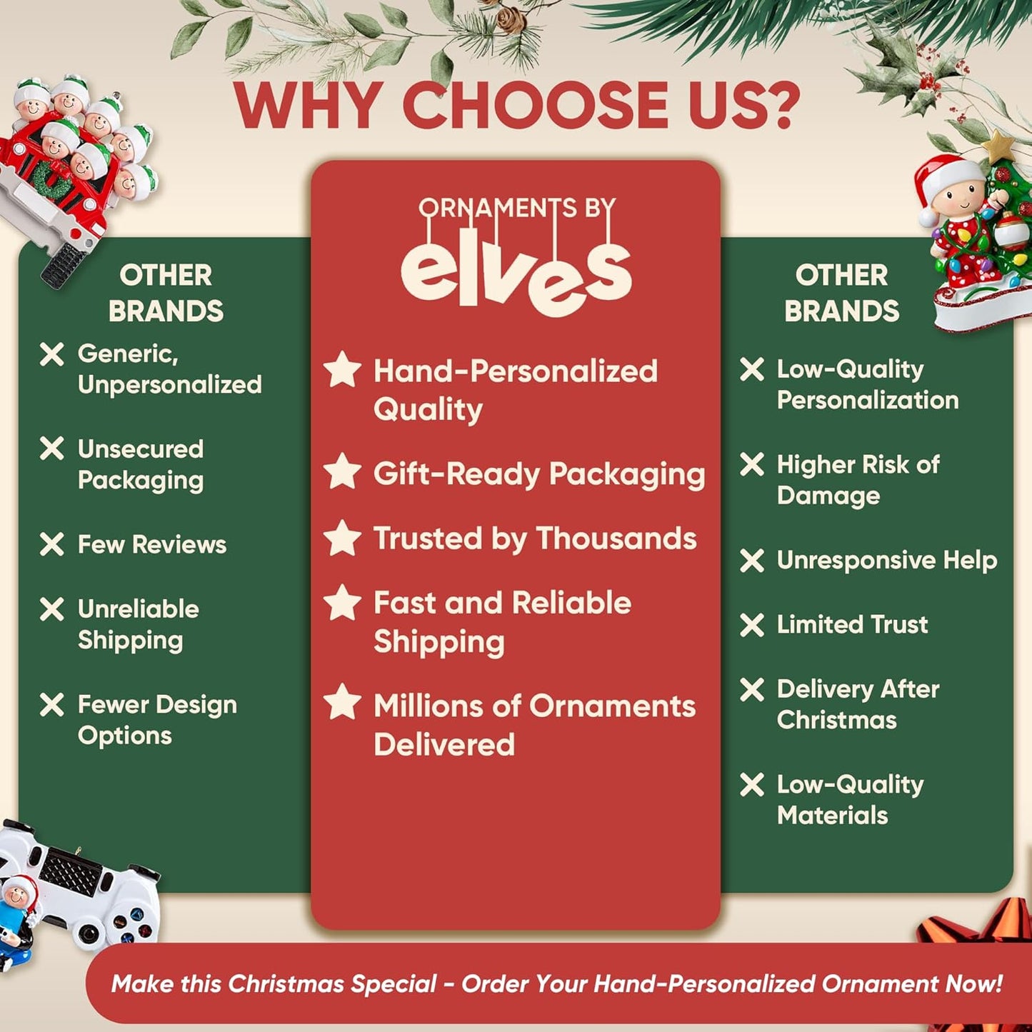 Personalized 2nd Christmas Boy Tree Ornament 2024 - Baby Child Hold Heart Second - Free Customization