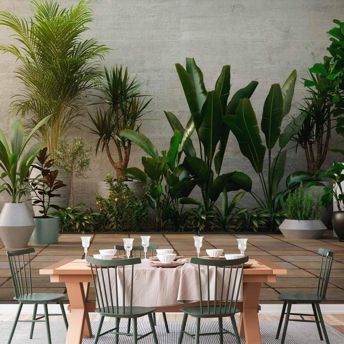 artgeist Wall Mural Nature 98x69 in - XXL Non-Woven Wallpaper Fleece Wall Decor Photo Print Picture Image Design Botanics Plants 3D Effect b-B-0600-a-a