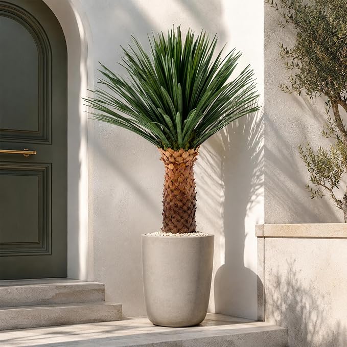 4FT Artificial Agave Plant in Black Pot, 48 Inch Tall Faux Agave Succulent with Realistic Foliage, Fake Floor Plant for Indoor Outdoor Front Porch Patio Home Office Hotel Desert Style Decor