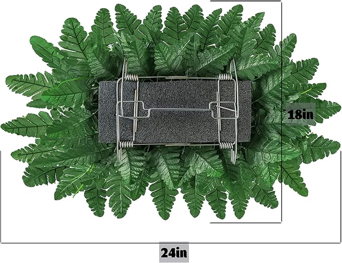 LVXINLI Artificial Cemetery Flowers Saddle-Shaped Tombstone Decorations Non-Fading UV-Resistant(Yellow and White Saddle )