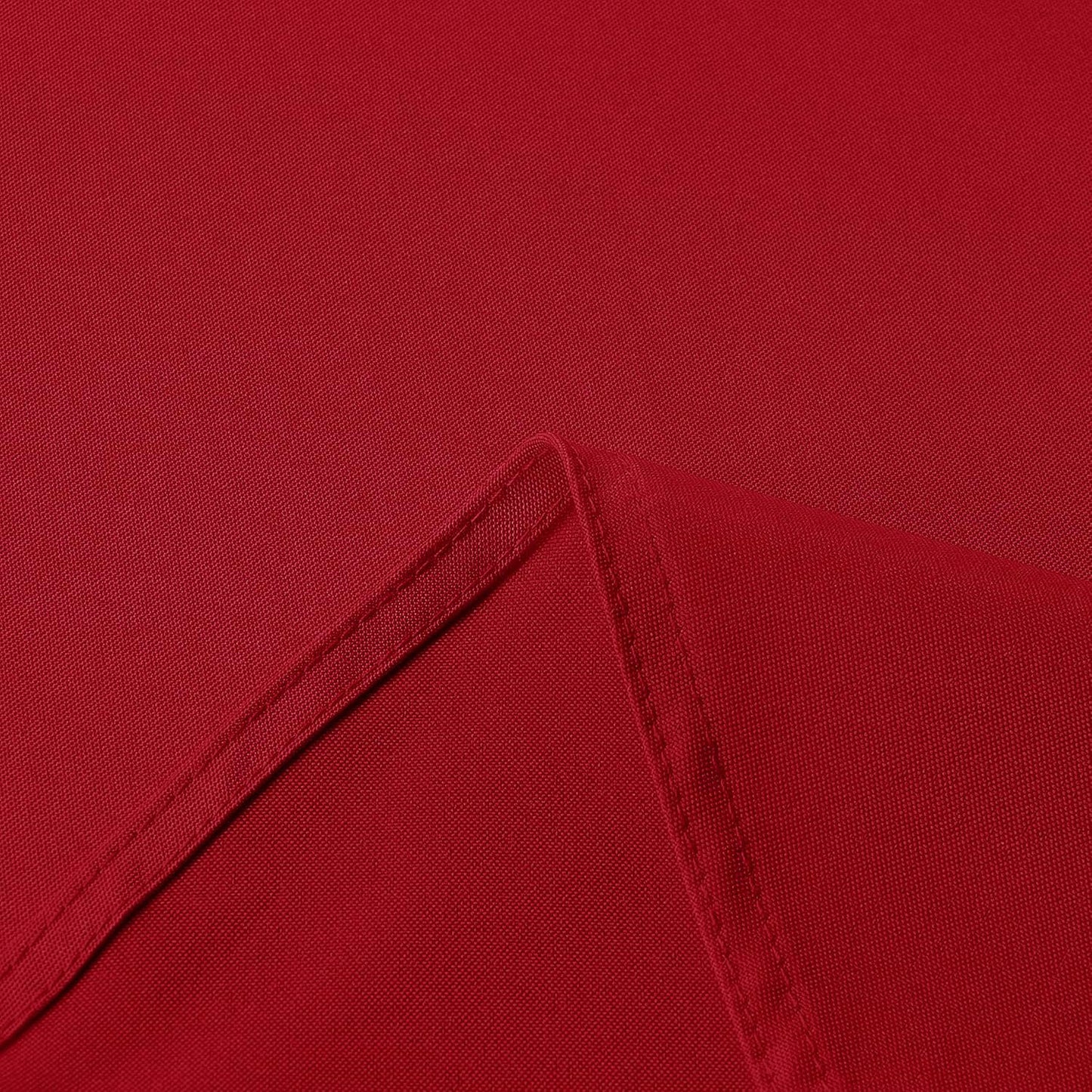 sancua Square Tablecloth - 70 x 70 Inch - Water Resistant Spill Proof Washable Polyester Table Cloth, Decorative Fabric Table Cover for Dining Tables, Buffet Parties, Christmas Red