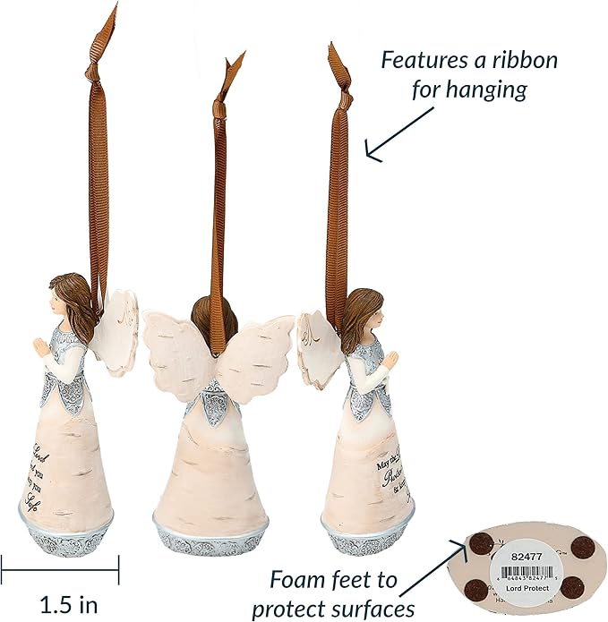 Pavilion Gift Company - Lord Protect - 4.5" Angel Ornament