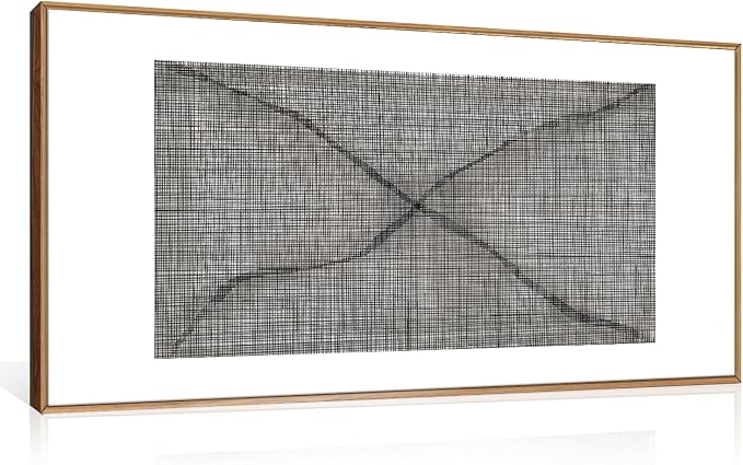 DRACIT Large Black and White Abstract Framed Canvas Wall Art Set,Minimalist Line Wall Decor,Neutral Geometric Print,Modern Mid Century Boho Artwork for Living Room,Bedroom,Office-20 x40
