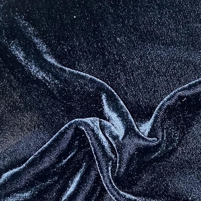 HiEnd Accents Stella Faux Silk Velvet Boot Stitch Lumbar Pillow, 14x24 inch, Midnight Blue, Romantic Western Modern Traditional Style Luxury Bedding, Decorative Throw Pillow