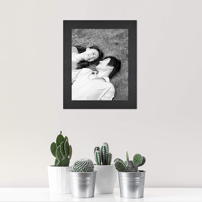MCS Studio Gallery Frame, Black Woodgrain, 8 x 10 in, Single (Pack of 2)
