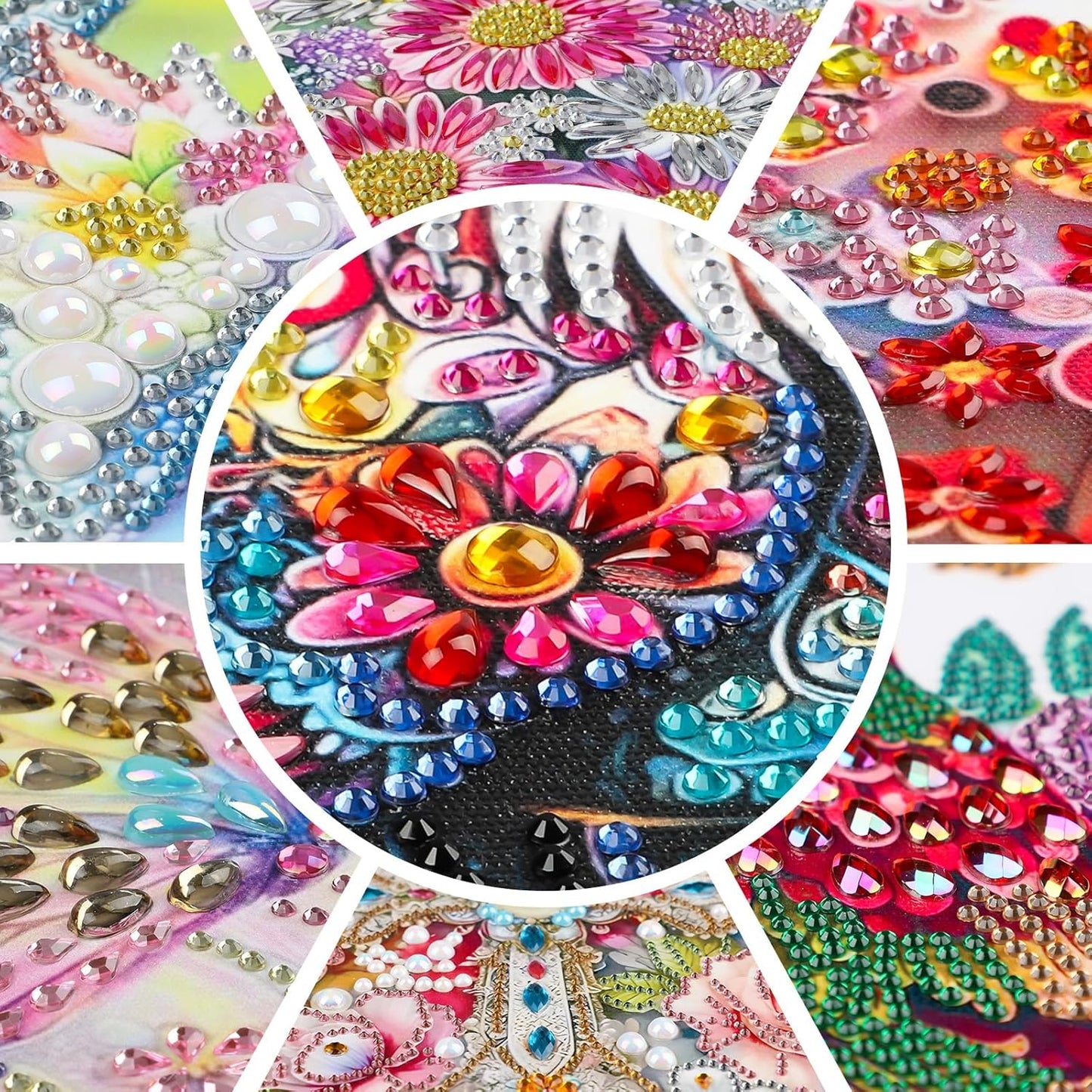 EOBROMD Diamond Hanging Art Kits for Adults, Diamond Art Painting Fairy Window Pendant Kits Suncatchers, DIY Special Shaped Rhinestone Adults, Home Wall Decor