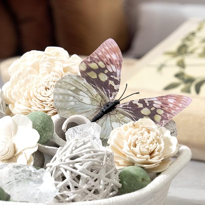 ANDALUCA Maison Box Fragrance Potpourri Decorative Vase & Bowl Filler Home Décor (Paperwhite & Aloe)