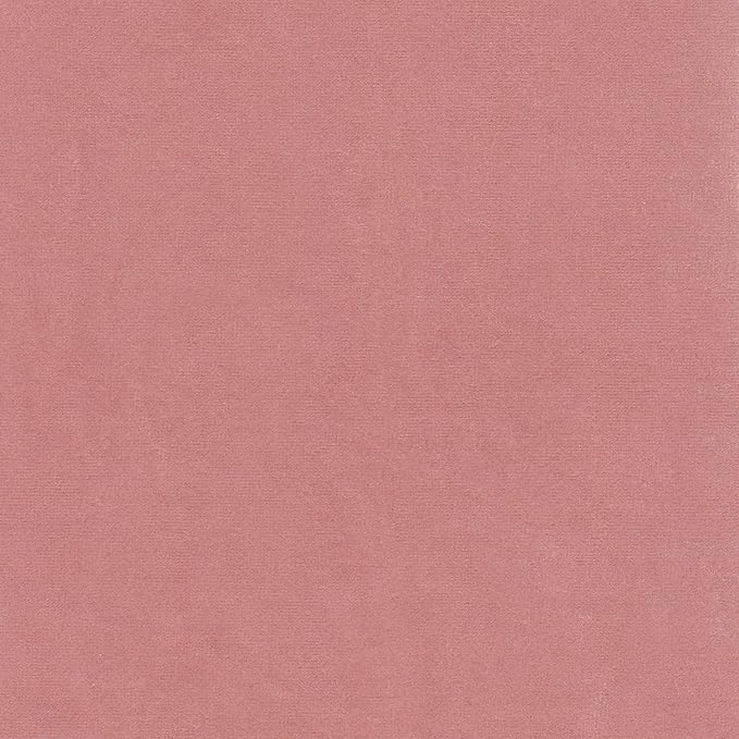 HomePop Storage Round Ottomanwith Removable Lid|Homepop Home Décor|Upholstered Round Velvet Foot Rest Ottoman - Blush Pink Velvet