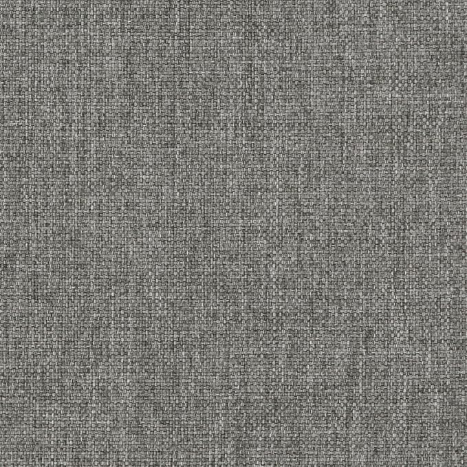 SIMPLIHOME Milltown Large Ottoman Bench - 44 inch Wide Upholstered Linen Look Fabric Rectangle Footstool Ottoman in Grey, Contemporary Bench for Bedroom or Entryway with Cushioned Seat, Assembled