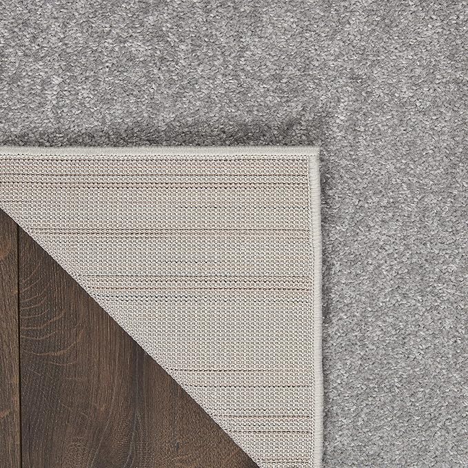Nourison Home Nourison Essentials Silver Grey 8' x 11' Area Rug - Easy Clean, Non Shedding, Bed Room, Living Room, Dining Room, Kitchen (8' x 11')