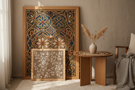Embroidered Wood: The Unexpected New Texture Taking Over Home Decor in 2026