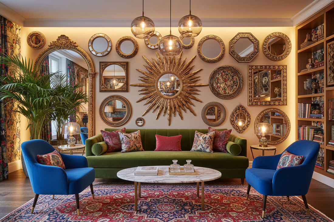 Maximalist Mirrors as Statement Art Pieces: Go Big, Go Bold, Go Beautiful