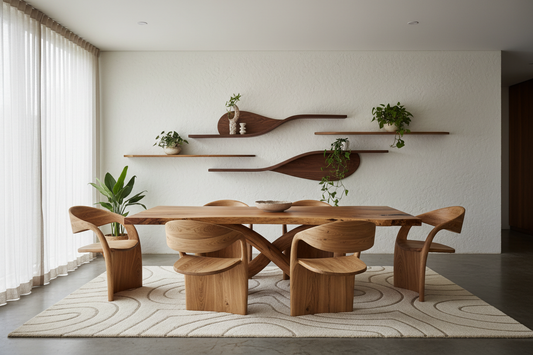 Organically Flowing Wooden Silhouettes: Why Nature-Inspired Wood Design Is Redefining Modern Interiors