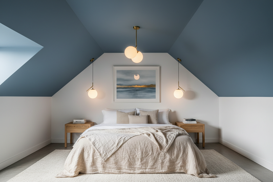 Painted Ceilings to Add Depth to Small Rooms