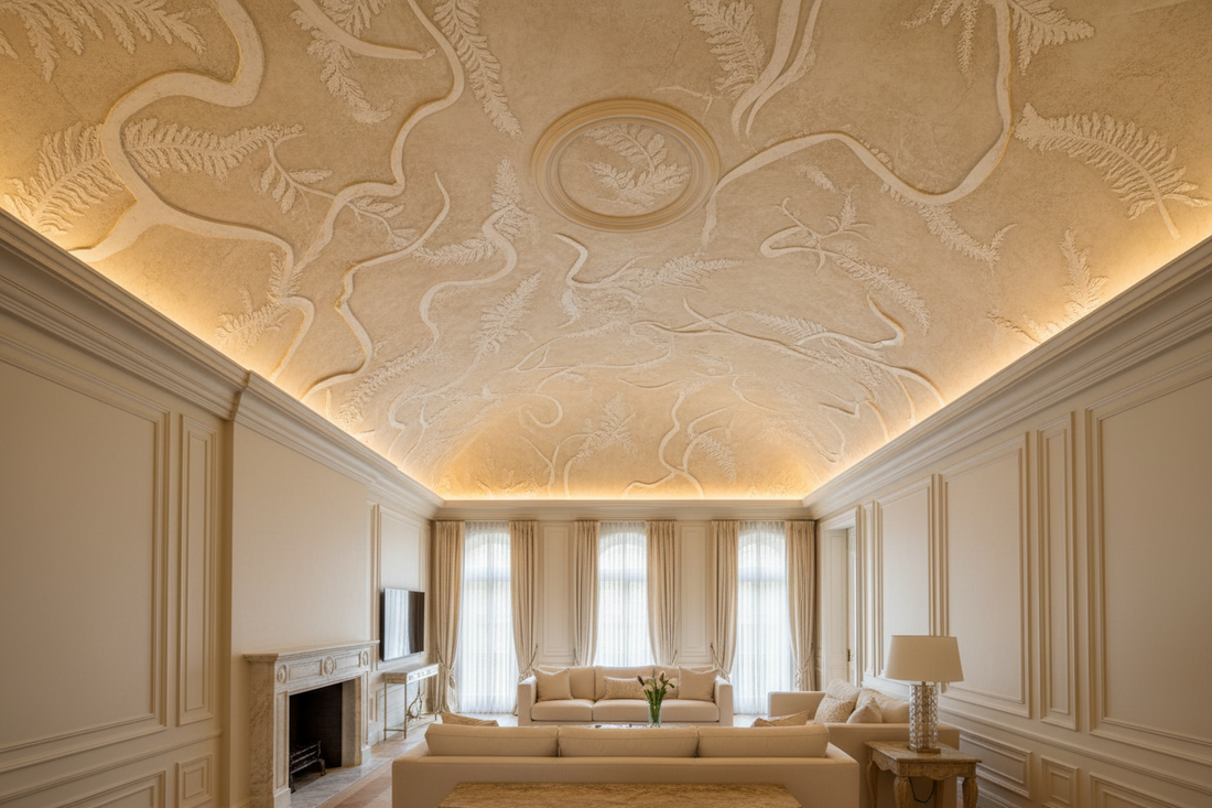 Textured Ceilings: Beyond Popcorn to Plaster