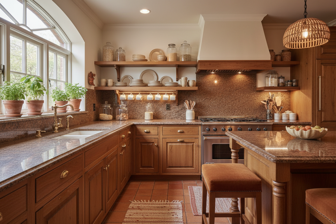 Using Edible Brown Tones for a Cozy Kitchen