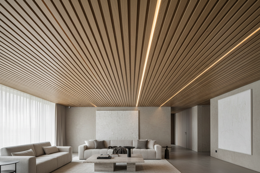 Using Wood Slats for Architectural Ceilings