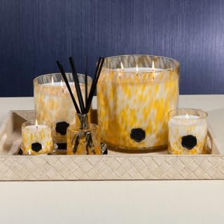 Zodax Apothecary Guild Scented Opal Glass Jar Candle- 50 oz/3-Wick - Portofino