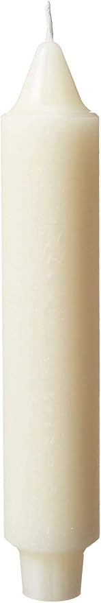 Root Candles 4-Count Unscented Dinner Candles Dripless Beeswax Enhanced Timberline™ Collenette Boxed Candle Set, 7-Inch, Ivory