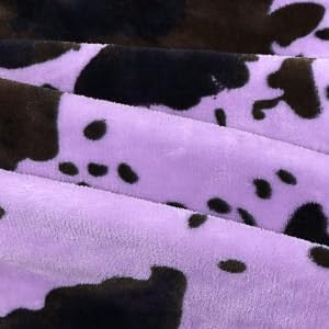 Purple Throw Blanket for Women, Purple Birthday Gifts for Women Mom Wife Her Girls, Ultra Soft Fuzzy Fleece Cozy Blankets for Teen Girls Home Room Decor, 50x60 Inches