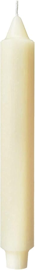 Root Candles 4-Count Unscented Dinner Candles Dripless Beeswax Enhanced Timberline™ Collenette Boxed Candle Set, 9-Inch, Ivory