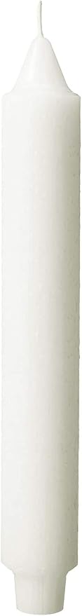 Root Candles 4-Count Unscented Dinner Candles Dripless Beeswax Enhanced Timberline™ Collenette Boxed Candle Set, 9-Inch, White