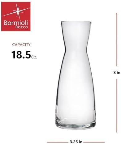 Bormioli Rocco Ypsilon Clear Carafe, 0.5 Liter