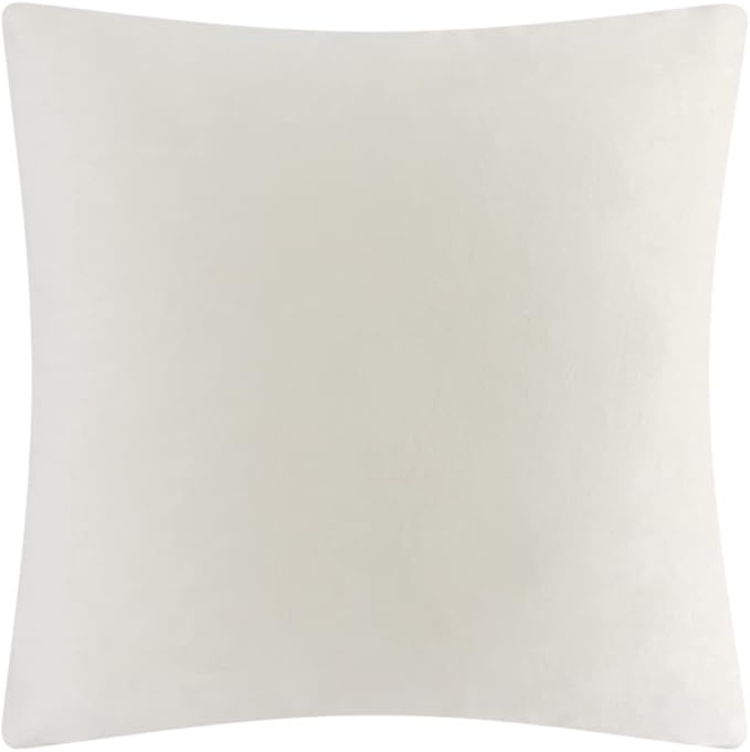 OiseauVoler Decorative 3D Flower Throw Pillow Covers Handmade Cushion Cover Cases for Couch Bed Living Room Farmhouse Home Decor 18 x 18 Inch Beige