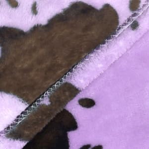 Twin Size Blanket for Bed, Soft Cozy Purple Twin Fleece Throw Blanket for Travel Camping, All Season Bedroom Living Room Home Decor,60x80Inches