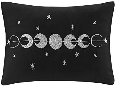 Intelligent Design Queen Duvet Cover Set, Velvet Queen Duvet Set, Luxury Diamond Quilting Black Duvet Cover, Fluffy Duvet Cover with Decorative Pillow and 2 Shams, 4 Pieces, Black, Full/Queen