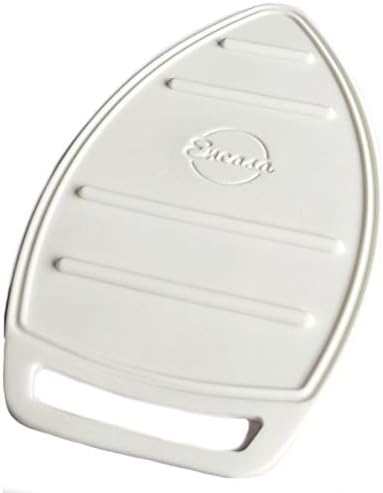 Encasa Homes Silicon Mat for Hot Iron Rest - Heat Resistant, Anti - Slip, Thicker Pad for Protecting Your Table During Ironing, Non-Burning, Machine Washable, Durable - White