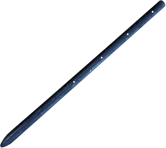 Sandbaggy Round Steel Concrete Form Stakes with Nail Holes - Rust Resistant Coating - Removable, Reusable (10, 3/4 in X 18 in)
