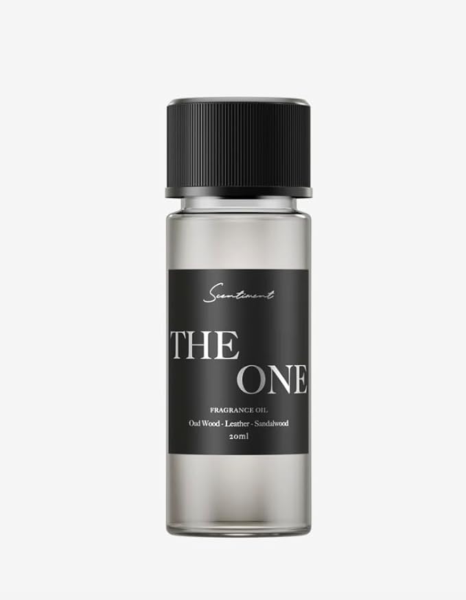 Scentiment The One Fragrance Oil – Cardamom, Leather, Lemon with Cinnamon & Sandalwood Scent for Diffusers, Aromatherapy Oil (20 mL)