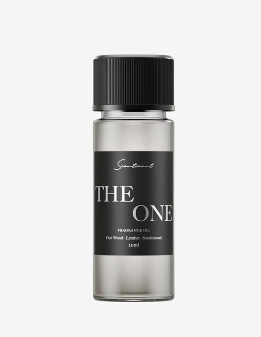 Scentiment The One Fragrance Oil – Cardamom, Leather, Lemon with Cinnamon & Sandalwood Scent for Diffusers, Aromatherapy Oil (20 mL)