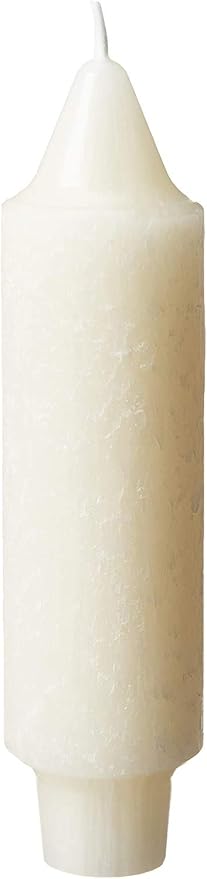 Root Candles 8-Count Unscented Dinner Candles Dripless Beeswax Enhanced Timberline™ Collenette Boxed Candle Set, 5-Inch, Ivory