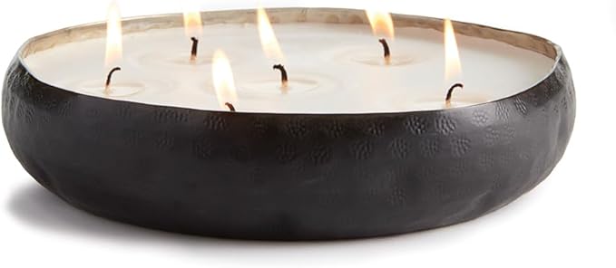 Napa Home & Garden Oudh Noir 6-Wick Candle Tray Black