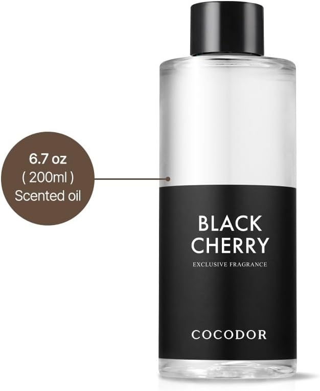 COCODOR Reed Diffuser Oil Refill/April Breeze/6.7oz(200ml)/1 Pack/Aroma Therapy, Home Fragrance, Scented Oils, Oils for Reed Diffuser