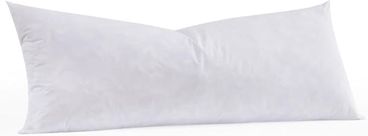 14x36 Feather Long Lumbar Pillow Inserts, Decorative Throw Pillow Inserts for Covers, Fuller Fit with Soft Support for Bed and Couch, Set of 2