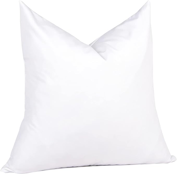 puredown® 22x22 Feather Down Pillow Insert, 1 Pack Throw Pillow Insert for Couch, Chairs, Office, Apartments