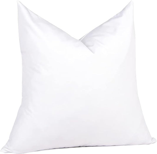 puredown® 24x24 Feather Down Pillow Insert, 1 Pack Throw Pillow Insert for Couch, Chairs, Office, Apartments