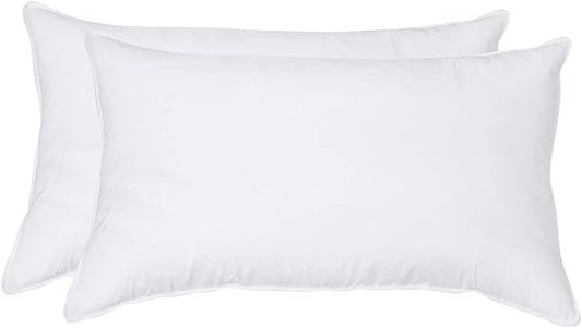 14"x24" Pillow Inserts Soft Feather Pillow Set of 2 Indoor Decorative Sofa Down Pillows Bed Pillows Couch Pillow