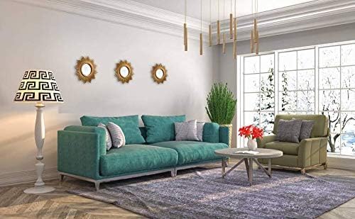 Gold Round Wall Mirrors Pack of 3 for Room & Home, Small Circle Mirrors for Modern Decor