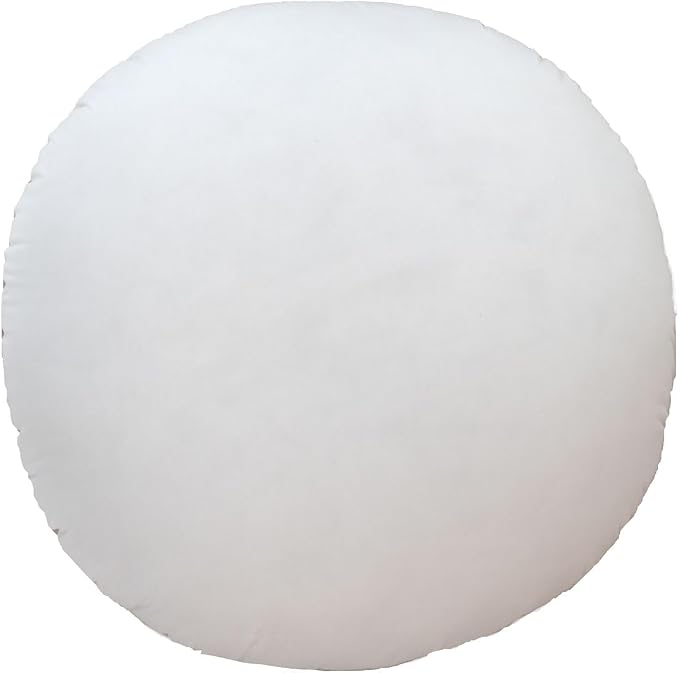 MoonRest Round Pillow Insert Hypoallergenic Polyester Form Stuffer-%100 Cotton Blend Covering for Sofa Sham, Decorative Pillow, Cushion and Bed - 30 Inch Diameter