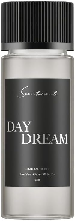 Scentiment Day Dream Fragrance Oil – Aloe Vera, Cedar, White Tea Scent for Diffusers, Aromatherapy Oil (50ml)