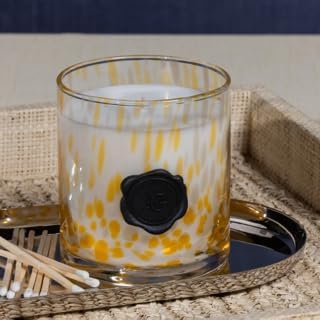 Zodax Apothecary Guild Scented Opal Glass Jar Candle in Gift Box- 4 oz - Portofino