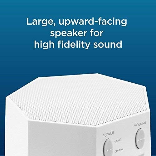 Adaptive Sound Technologies LectroFan Classic - Soothing Sound Machine for Sleep - Built-in Sleep Timer - Compact Design - Non-Looping Sounds - Speech Privacy - White