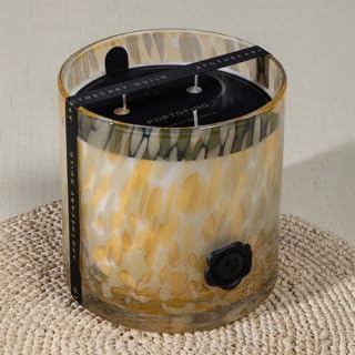 Zodax Apothecary Guild Scented Opal Glass Jar Candle- 50 oz/3-Wick - Portofino